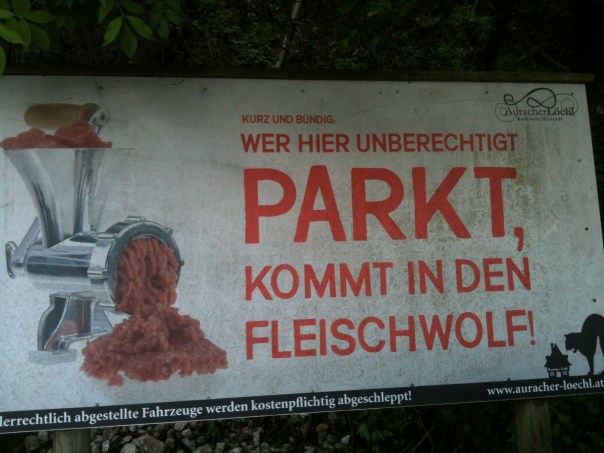 Raue (Park-)Sitten in Kufstein