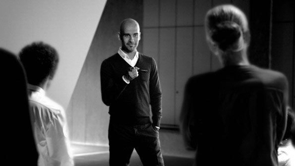 Pep Guardiola coacht die Audi-Mannschaft