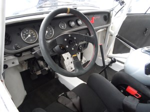 Die Schaltzentrale im Skoda 130 RSFoto Huber