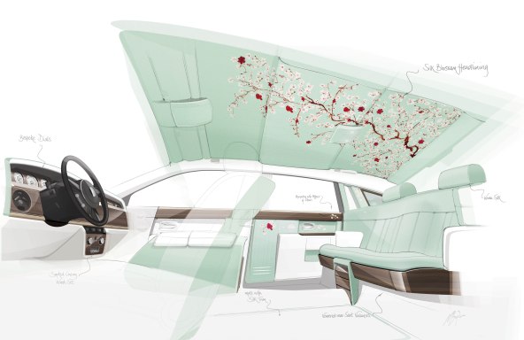 Rolls-Royce in Seide