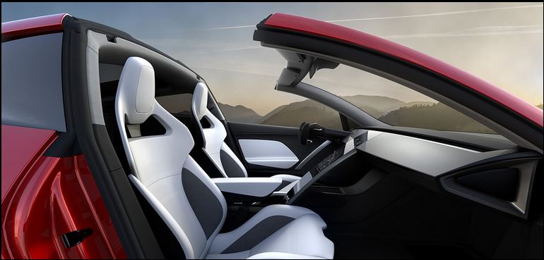 Tesla Roadster Innenraum